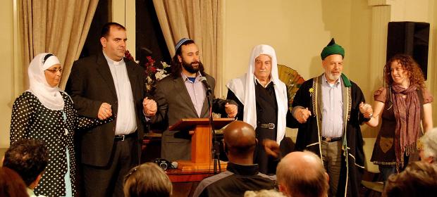 Jewish, Christian and Muslim peacemakers from the Holy Land (Photo: Rahul Kapadia)