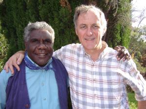Building relationships of trust: Mike Brown and First Nations campaigner Mungathirra from South Australia. Photo: Mike Brown