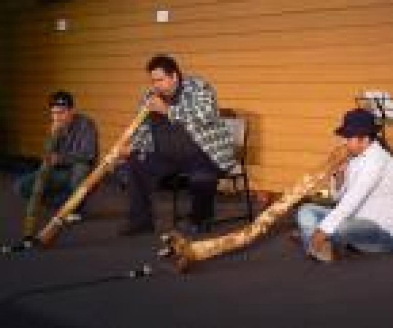 Didgeridoo players